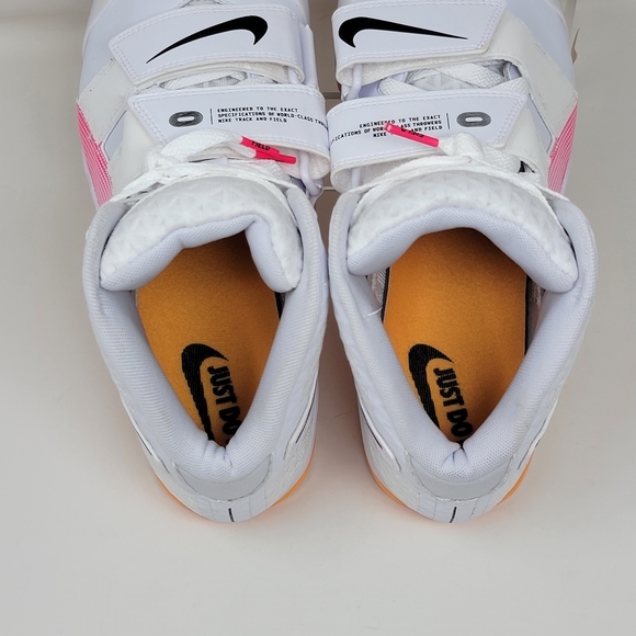 Nike Zoom Javelin Elite 3 Track White Pink Mens Size 12 AJ8119-101 New - Picture 9 of 10